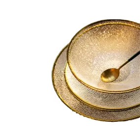 ARES SERVICE DE TABLE 18 PIECES TRANSPARANT 