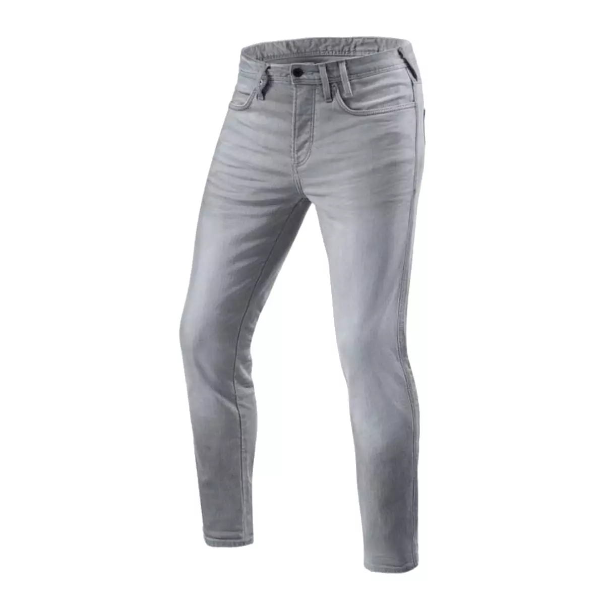 Jean REV'IT Piston 2 SK Gris Clair Délavé L34 - Jean Moto
