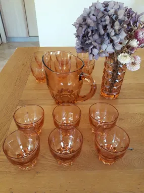 Service verres rose