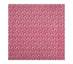 Tablier De Cuisine En Coton Rouge Imprimé Olia 60 X 80 Cm